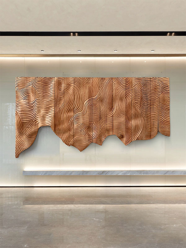 Three-dimensional wall panels