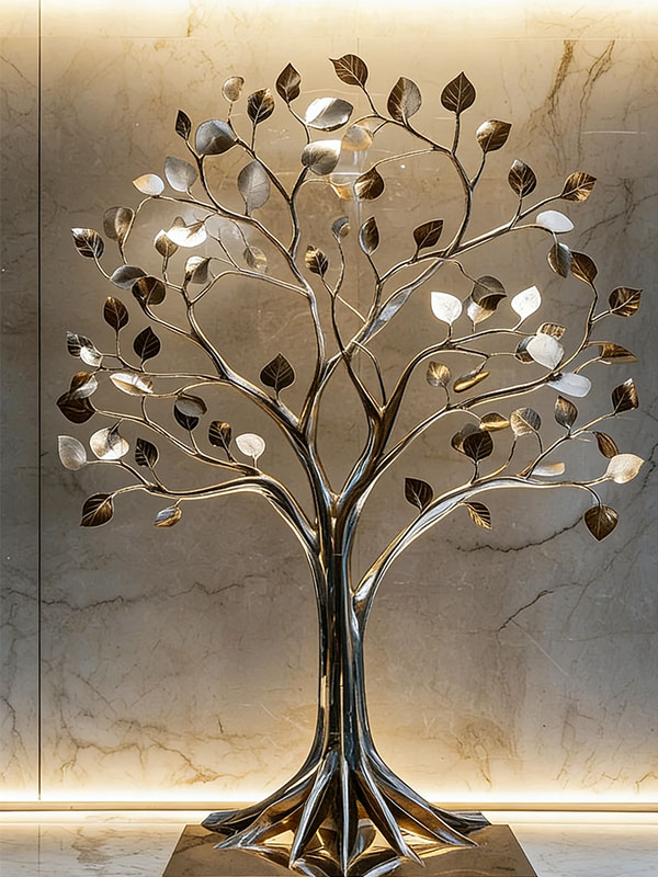 Stainless Steel Tree Sculpture